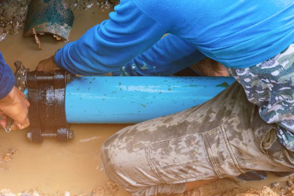 Underground Water Line Repair in Novi