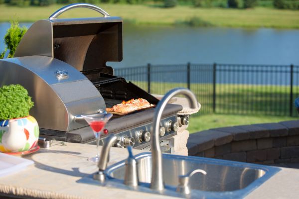 Outdoor Kitchen Plumbing in Novi