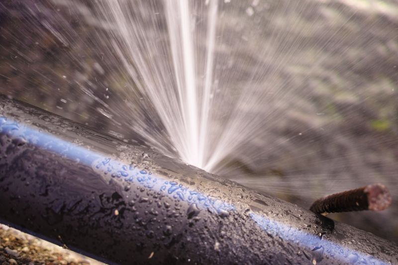 Burst Water Line Repair