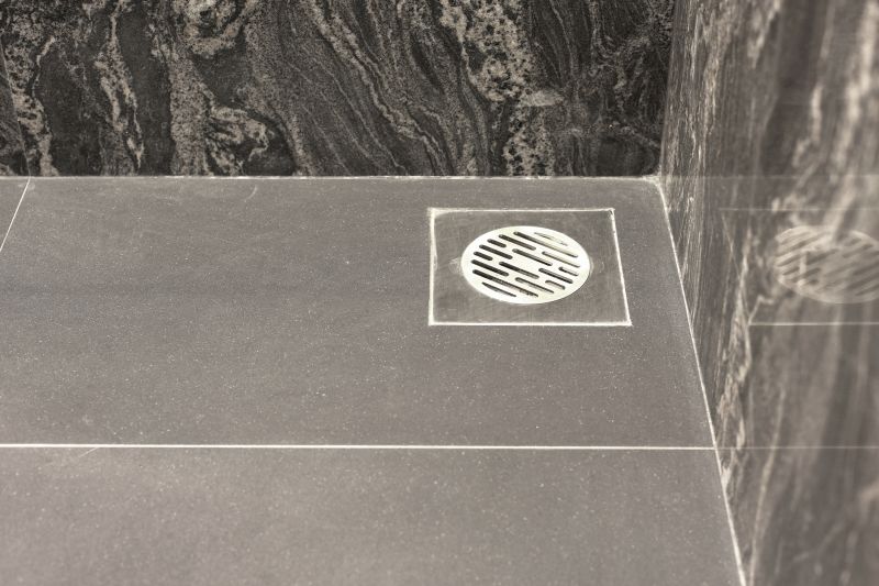 Bathroom Drain Installation detail