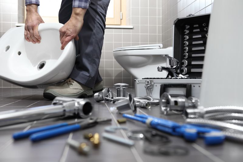 Commode Installation detail
